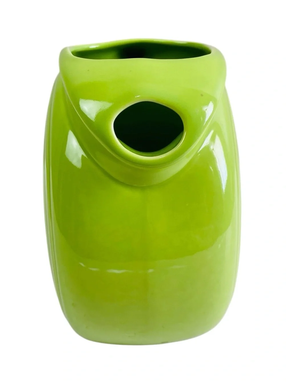 Fiesta Homer Laughlin Large Disk Pitcher In Chartreuse 64oz